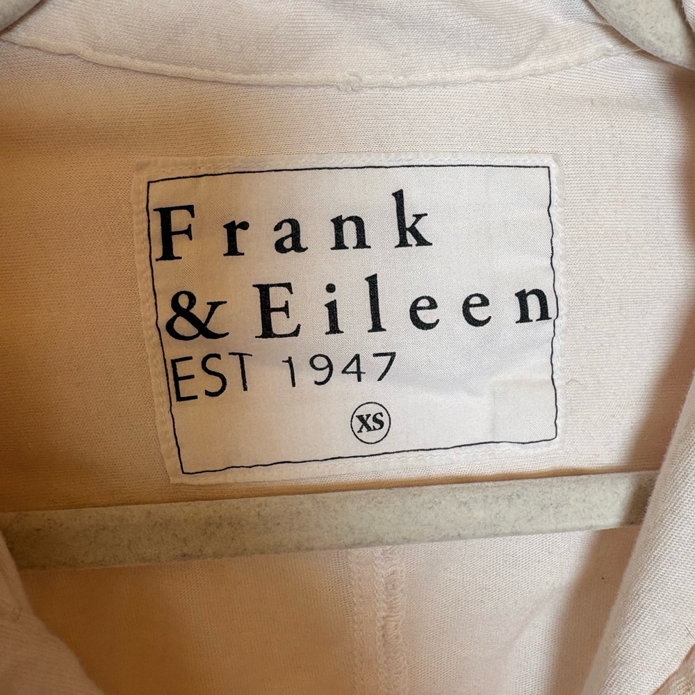 Frank & Eileen Rose Pink Tee Lab Barry Button Up Shirt Minimalist XS - Picture 6 of 9